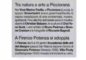 GreenheArt su Arte aprile 2018